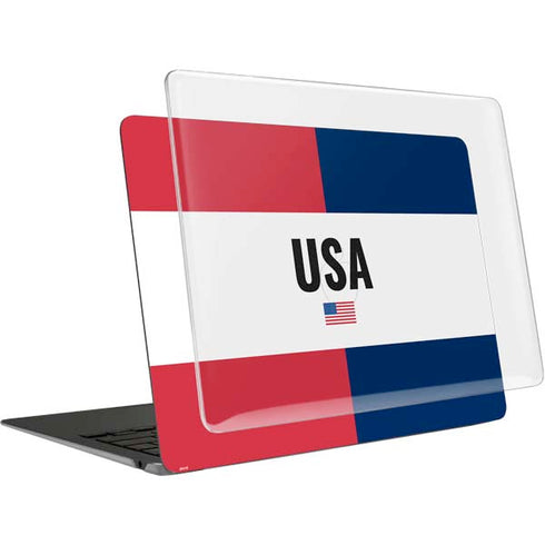 American Flag Color Block MacBook Air 15in (2023-2025) Case plus Skin